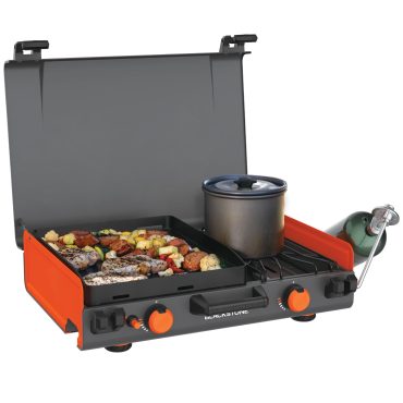 12x14 Camping Griddle and Side Burner